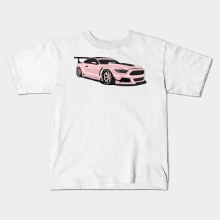 MUSTANG WIDEBODY PINK Kids T-Shirt